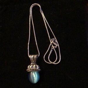 Silver Tone Fashion Necklace 18”